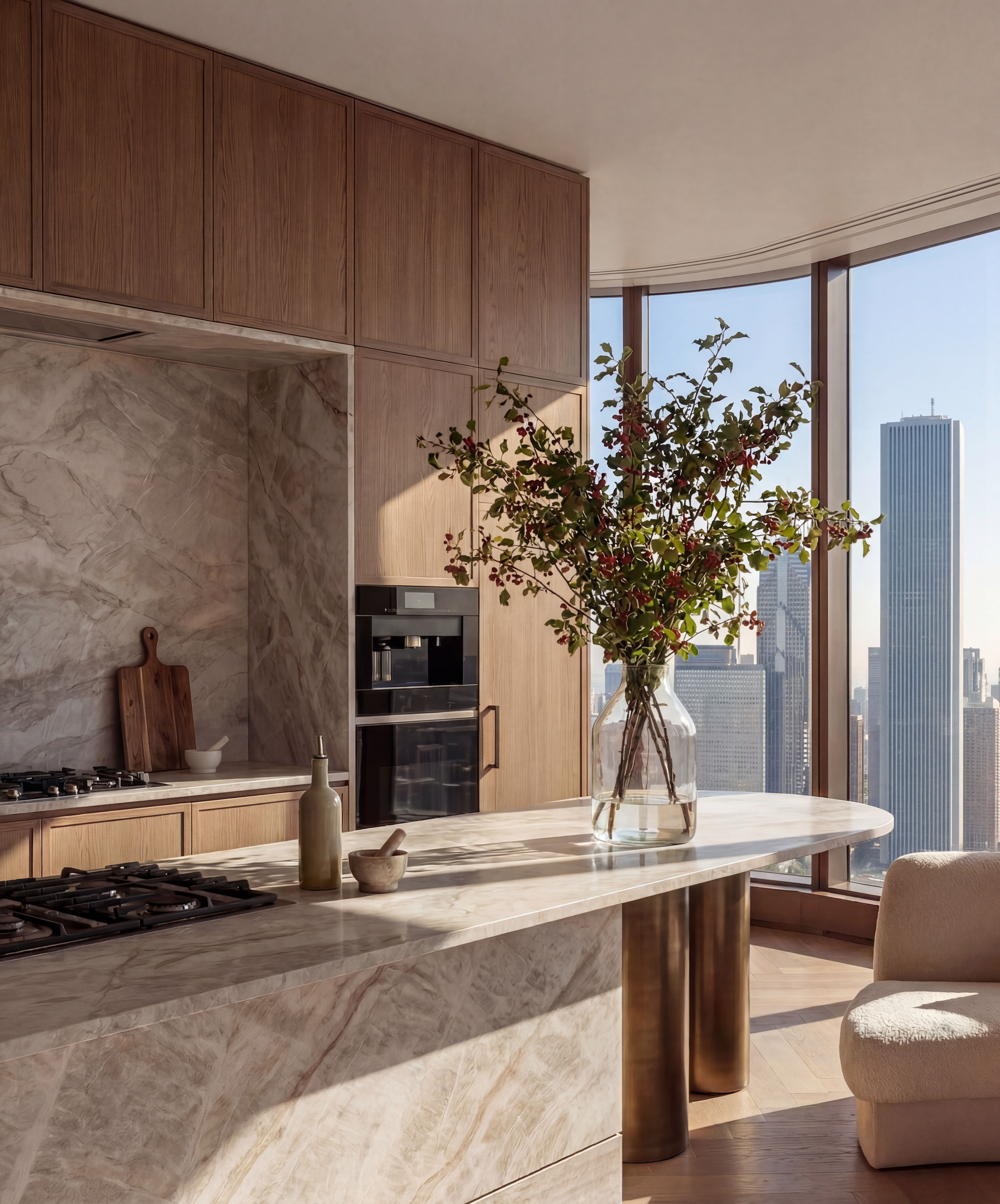 Luxury penthouse interior — private client design by Ademchic