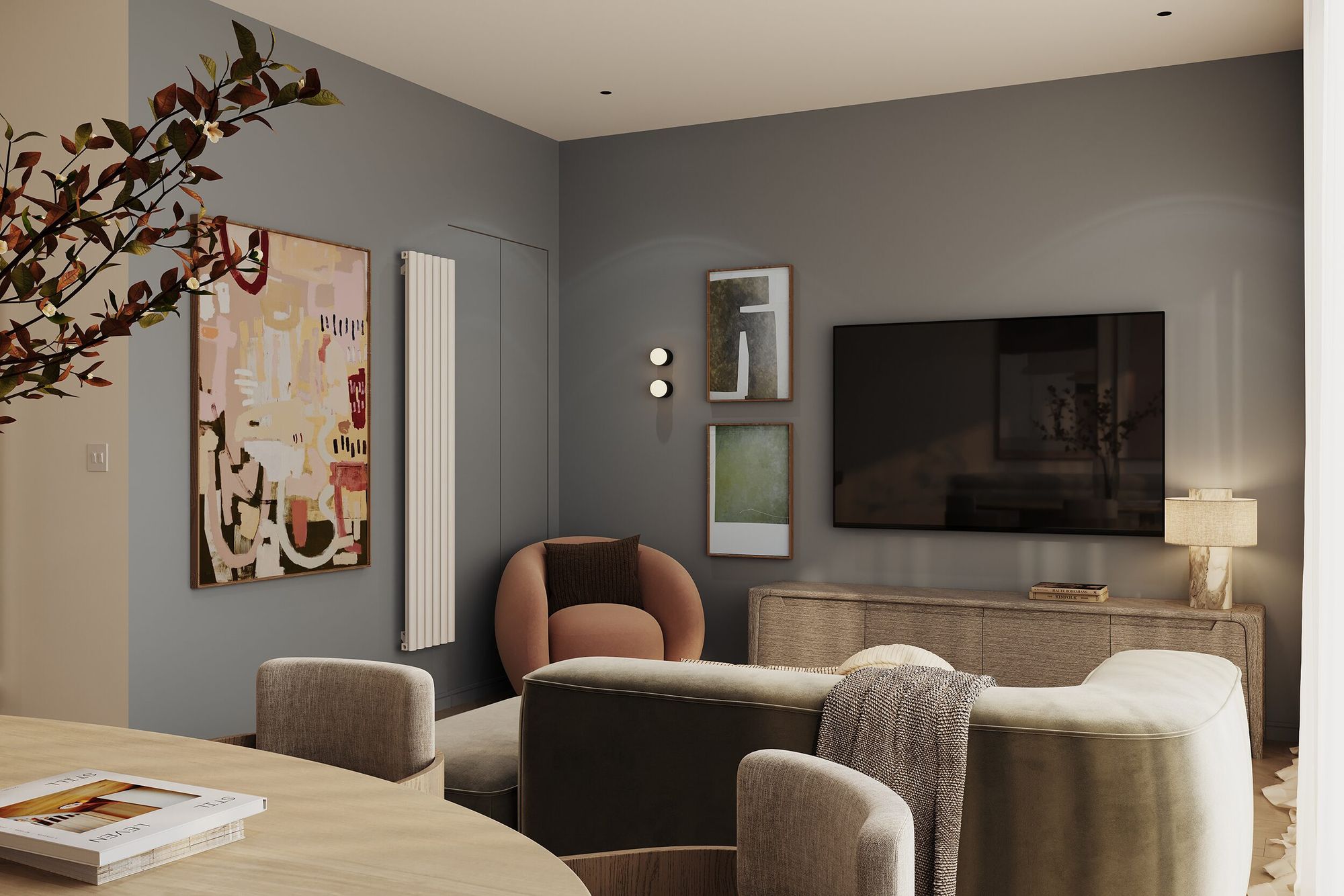 Wynsterne — living room interior with open-plan layout